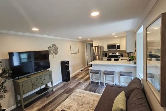 Cozy, quiet, clean and updated.